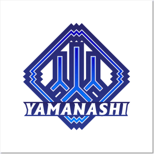 Yamanashi Prefecture Japanese Symbol Posters and Art